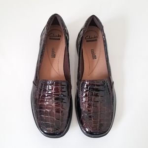 Clarks Gael Angora Brown Slip On Loafers